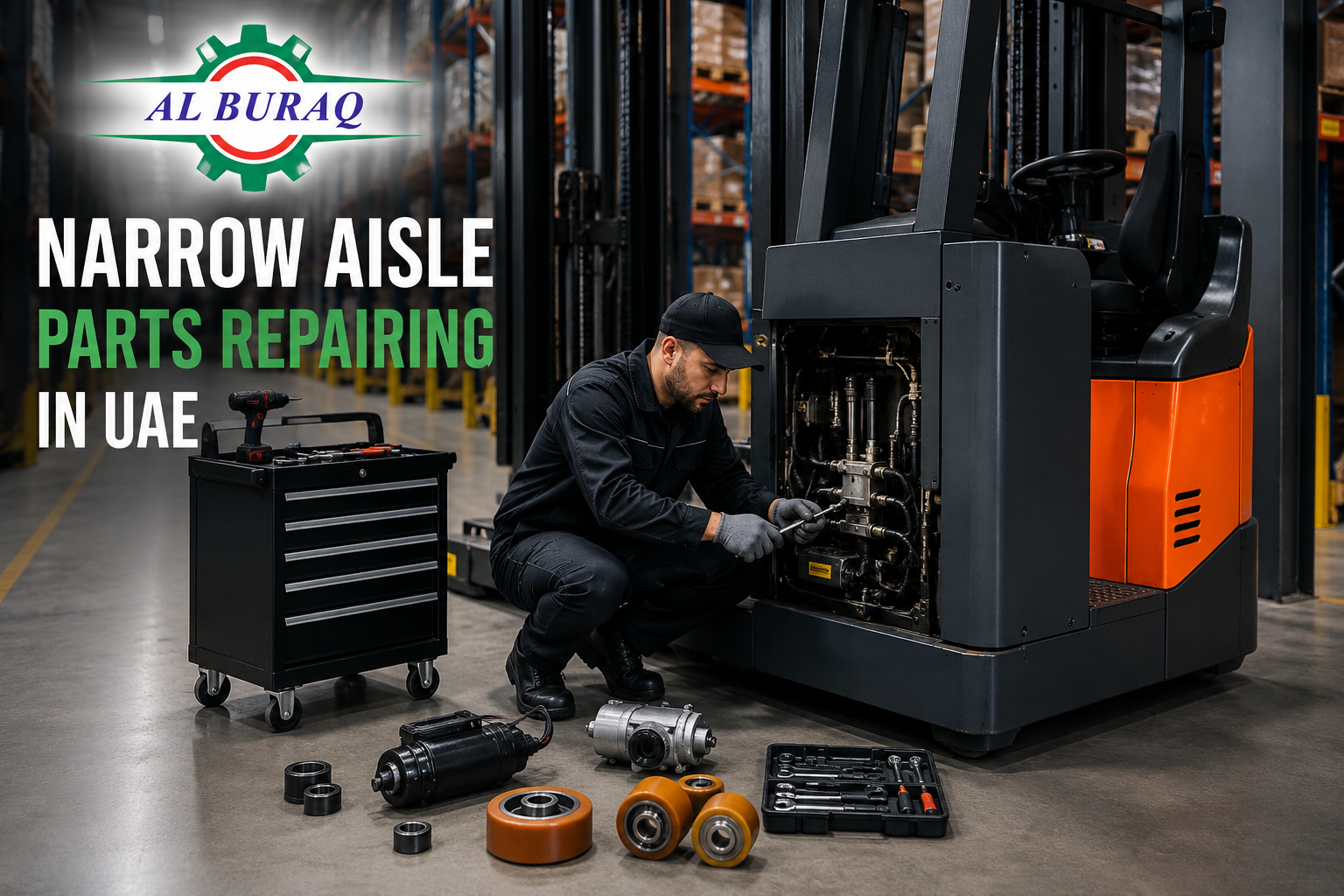 Narrow aisle parts repair in UAE