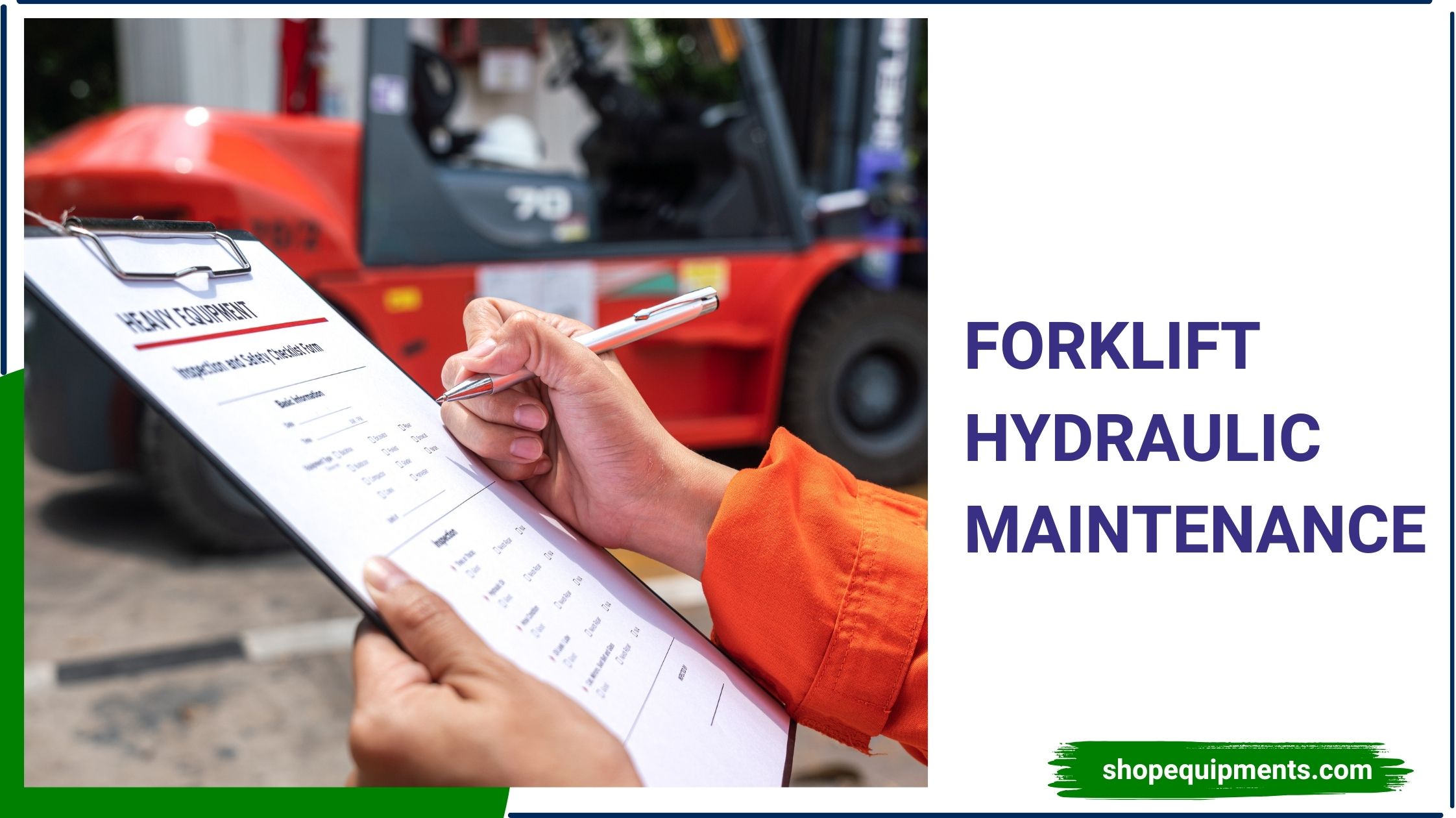 Forklift Hydraulic Maintenance