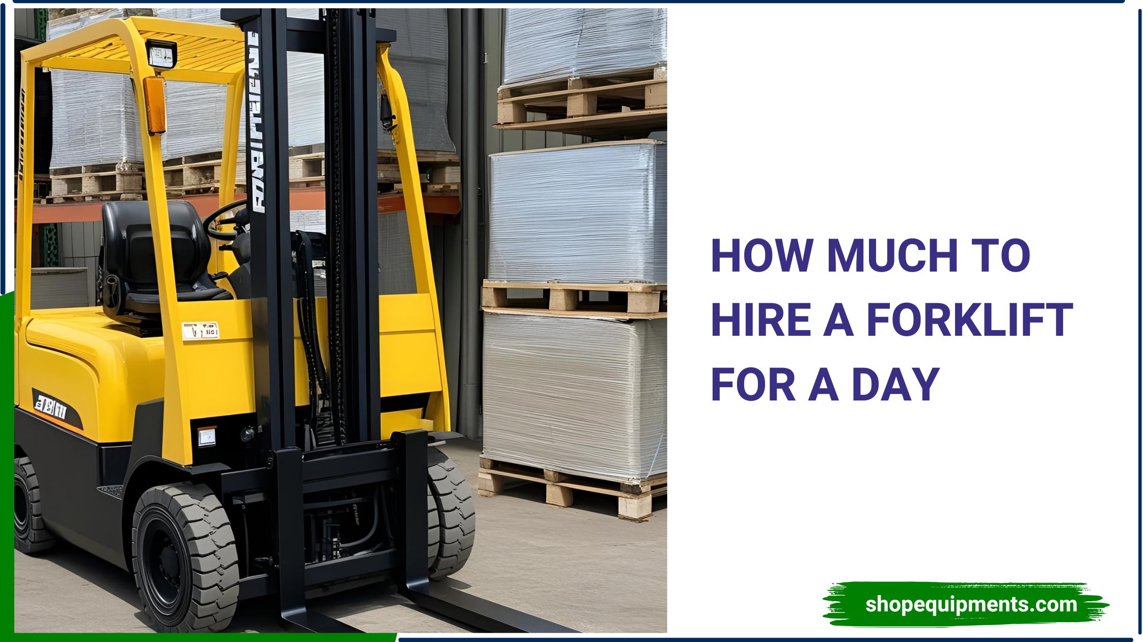 How Much To Hire a Forklift For a Day