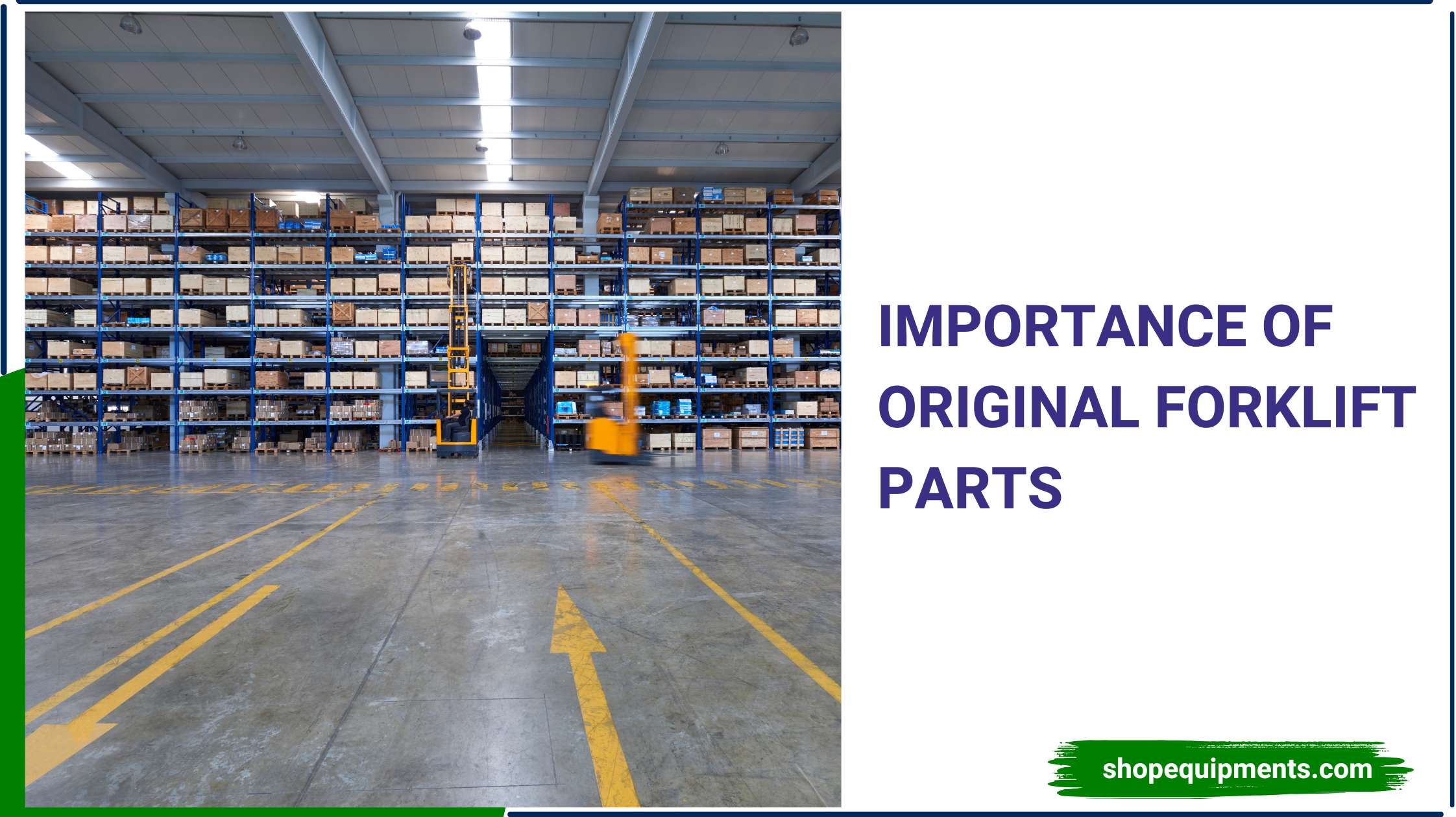 Importance of Original Forklift Parts