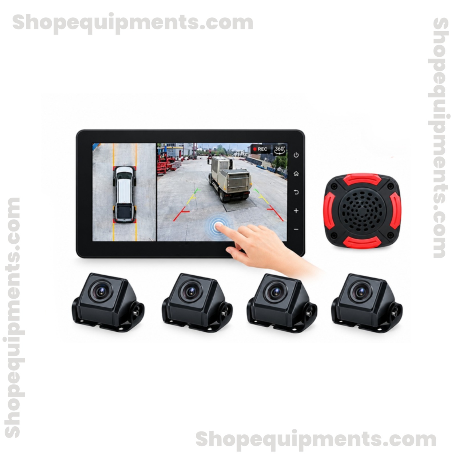 Complete Forklift Camera System (360 Degree View)